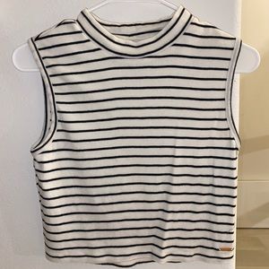 Striped sleeveless tank